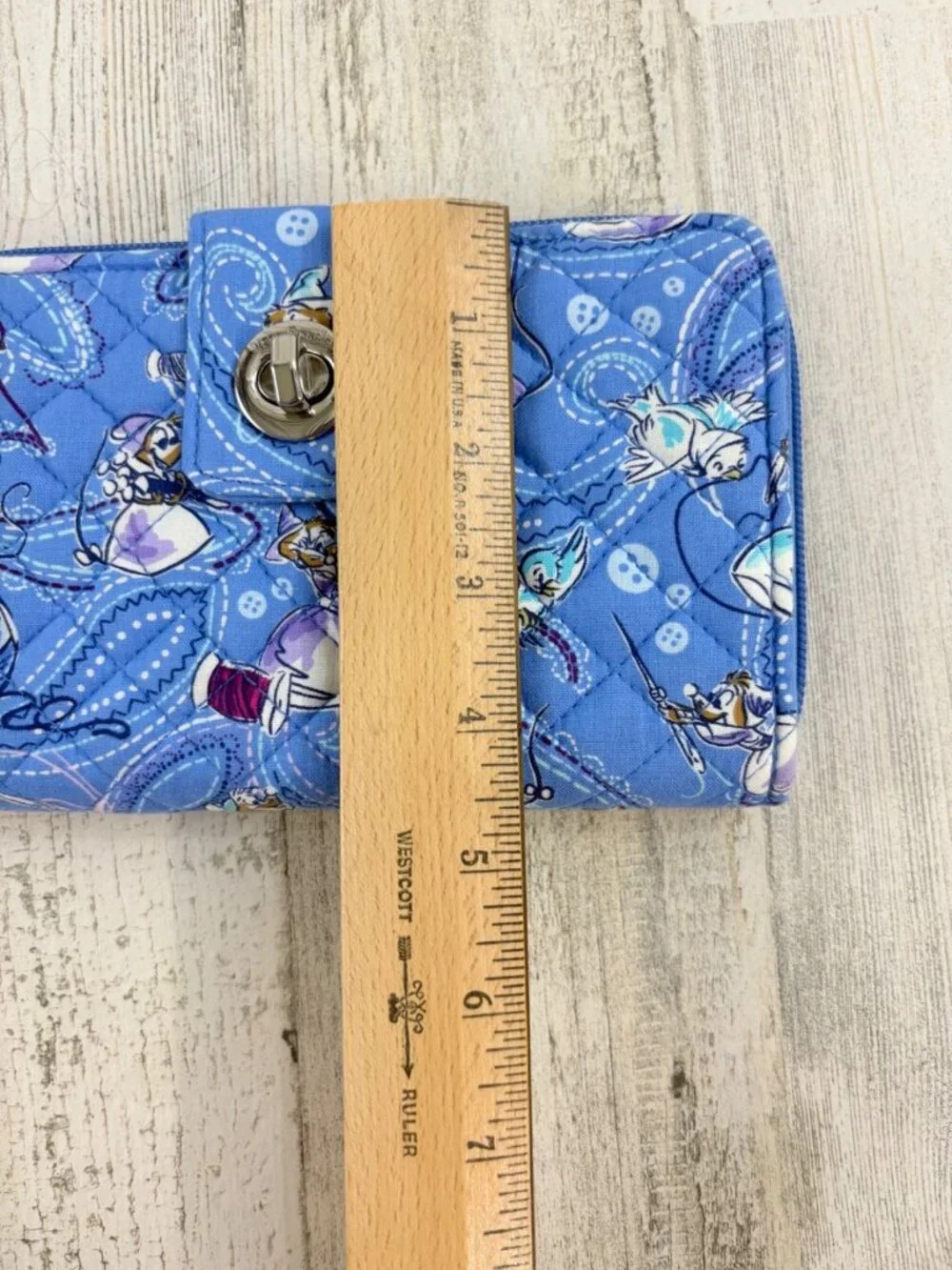 Vera Bradley RFID Turnlock Wallet Cinderella Paisley Friends NWT